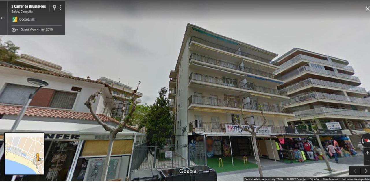 Apartamento 1 Linea De Playa + Parking! 萨洛 外观 照片